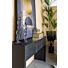 Sidetable Diamond Zwart 140cm Eiken