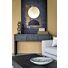Sidetable Diamond Zwart 140cm Eiken