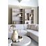 Boekenkast Eco Line 4 Vaks Taupe