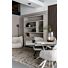 Boekenkast Diamond Taupe Breed 180cm Eiken