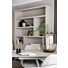 Boekenkast Diamond Taupe Breed 180cm Eiken