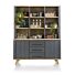  Jardin, Buffet 160 Cm - 2-Deuren + 3-Laden + 9-Niches - Wit