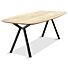  Eettafel Rinske Eikenhout Zwart 