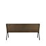 LABEL51 Eetkamerbank Matz - Army green - Microfiber - 175 cm