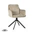 LABEL51 Eetkamerstoel Joy Beige Fluweel