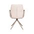 LABEL51 Eetkamerstoel Mellow - Naturel - Boucle - Taupe Onderstel