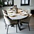 Eettafel Trocadero Wit Marmer 