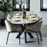 Eettafel Trocadero Wit Marmer 