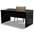Bureau Diamond Zwart Eiken
