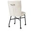 Eden, Eetkamerstoel - Metalen Frame Wielen - Pocket - Greep Livigno Crème + Accent In Calabria Crème