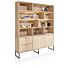 Castello, Buffet 181 Cm - 2-Deuren + 2-Laden + 9-Niches (+ LED)