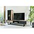 Avalon, Tv-Dressoir 200 Cm - 2-Laden + 1-Niche - Driftwood