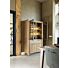 Delmonte, Vitrine 110 Cm - 2-Glasdeuren + 2-Deuren + 1-Lade (+ LED)