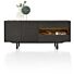  Modali, Dressoir 237 Cm - 3-Deuren + 2-Laden (+ LED) - Onyx