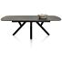 Uitschuiftafel Minato Ovaal 180(+60)x110 Cm Onyx