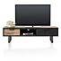  Avalon, Dressoir 200 Cm - 4-Deuren + 1-Lade + 1-Glasdeur (+ LED) - Driftwood