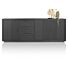 Pavie, Dressoir 240 Cm - 3-Deuren + 3-Laden - Castle Black