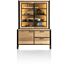  Metalo, Vitrine 2-Glasdeuren + 1-Deur + 2-Laden (+ LED)