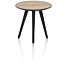 Maze, Salontafel Rond 40 Cm - Hoogte 39 Cm - Railway Brown