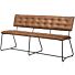  Julien, Eetkamerstoel - Zwart Frame - Corsica - Cognac
