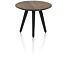 Maze, Salontafel Rond 40 Cm - Hoogte 32 Cm - Burned Oak