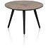 Maze, Salontafel Rond 60 Cm - Hoogte 39 Cm - Roest