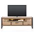  Metalo, Lowboard 140 Cm - 2-Laden + 2-Niches (+ LED)