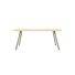 Eetkamertafel Niora Rechthoek 210x100 Cm Silk Grey Naturel
