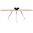 Eetkamertafel Arvada Ovaal 220x110 Cm Naturel Nebbia