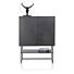Highboard Carving 120 Cm Castle Black
