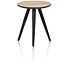 Maze, Salontafel Rond 40 Cm - Hoogte 46 Cm - Railway Brown