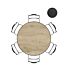 Bartafel Arvada Rond 140 Cm Natural