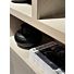Boekenkast Diamond Taupe Breed 180cm Eiken