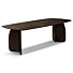  Eettafel Sleeper Rond 130 cm Walnoot Open Poot