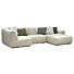 Riante Hoekbank beige Chessy