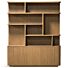  Boekenkast Japano 8-Vaks Taupe