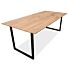 Eetkamertafel Joost U-Frame Eiken 