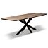 Eettafel Robijn Eikenhout Spin Frame Anodic Brown