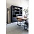 Boekenkast Diamond Zwart 180cm Eiken