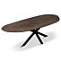 Eettafel Stone HPL Bruin 