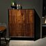 BePureHome Nuts Kast Hout Walnoot/Zwart