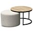 Hocker Mabel ø60 White Sand