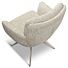 Armstoel Jessie Lodge Linnen Beige Poot