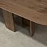 Eiken Eettafel Sandy met Houten S Poot