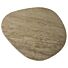 Organische Salontafel Swell Travertine en Mangohout