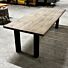 Eetkamertafel Eiken Grijs 240 x 100 cm 