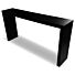 Sidetable Diamond Zwart 150 cm Eiken
