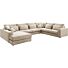 Hoekbank Rovella Beige Rechts