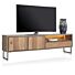 Lowboard Trapani 200 Cm - 2-Deuren + 1-Lade + 1-Niche (+ LED)