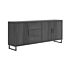 Pavie, Dressoir 240 Cm - 3-Deuren + 3-Laden - Castle Black